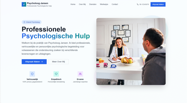 voorbeeld psycholoog