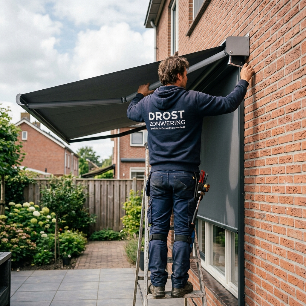 Zonwering op maat gemonteerd door Prime Zonwering
